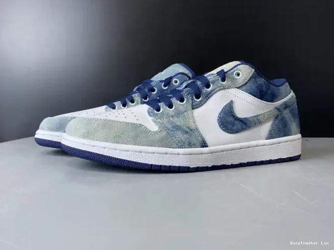 Bmlin Air Washed CZ8455-100 Jordan Low 1 Denim 0619